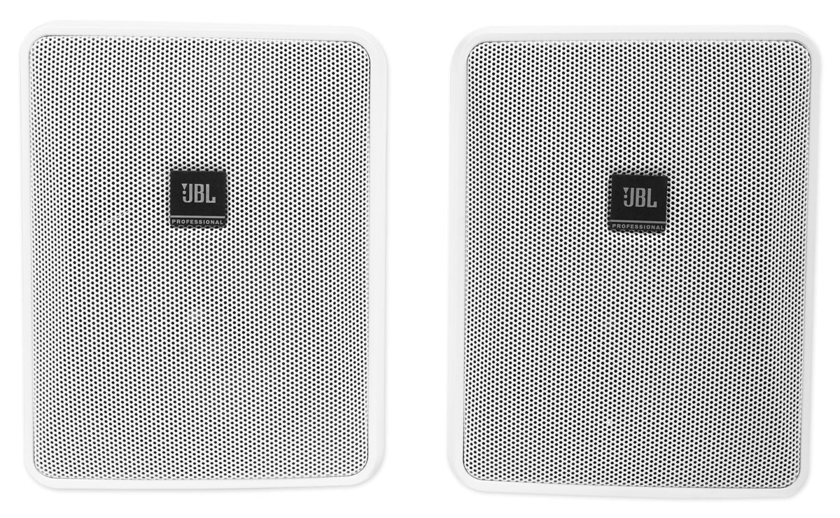 (2) Control 25-1 5.25" 30W 70V Wall-Mount Commercial Restaurant/Bar Speakers