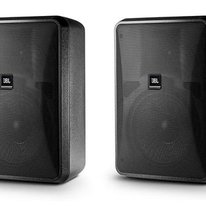 2) JBL Control 28-1 8" 60w 70v Commercial Indoor/Outdoor Speakers For Restaurant