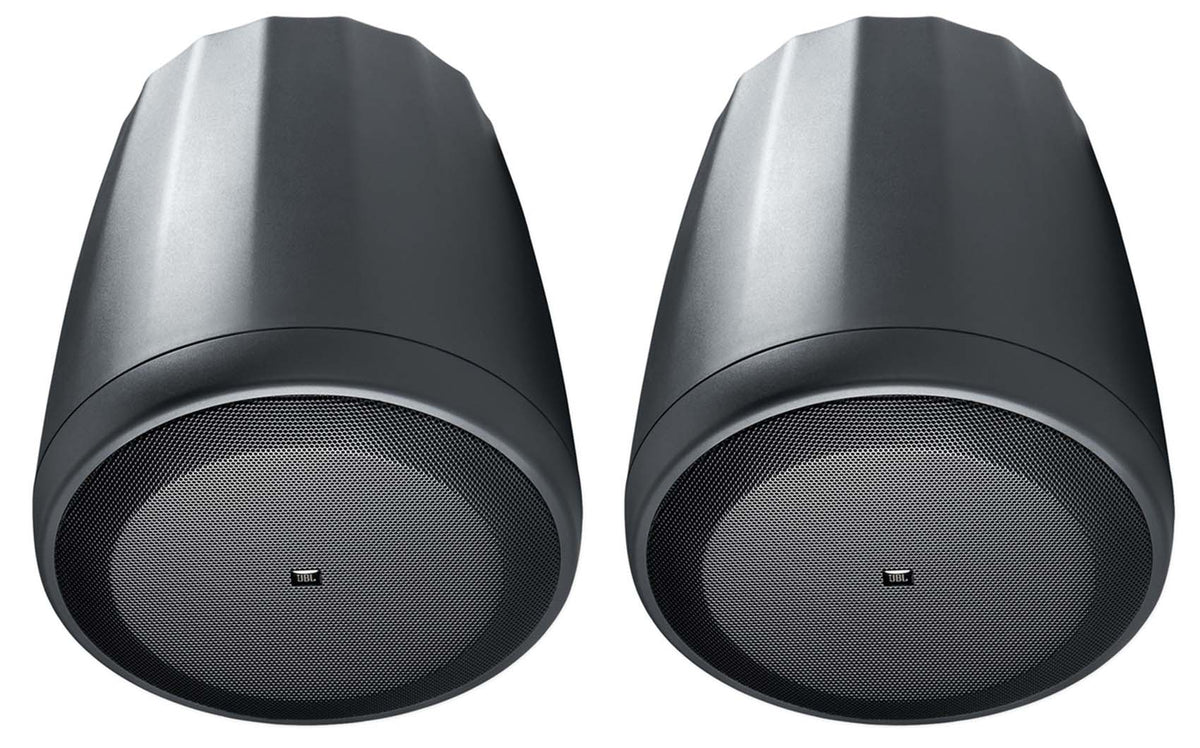 (2) Control 65 P/T 5.25" 60W Black Pendant Speakers For Restaurant/Bar/Cafe