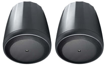 (2) Control 65 P/T 5.25" 60W Black Pendant Speakers For Restaurant/Bar/Cafe
