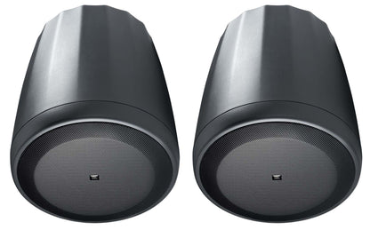 (2) Control 65 P/T 5.25" 60W Black Pendant Speakers For Restaurant/Bar/Cafe