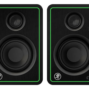 2) Mackie CR3-XBT 3" 50w Bluetooth Reference Multimedia Studio Monitors Speakers