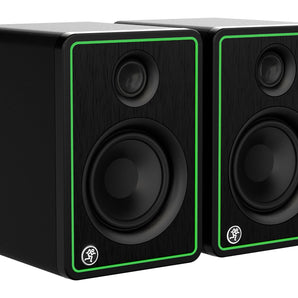 (2) Mackie CR4-X 4" 50w Creative Reference Multimedia Studio Monitors Speakers