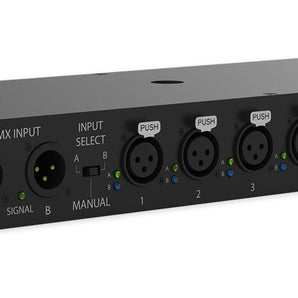 Chauvet Data Stream 8 DMX Splitter To Distribute+Boost Signals, 2-Ins, 8-Outputs
