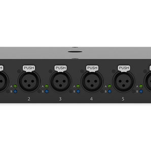 Chauvet Data Stream 8 DMX Splitter To Distribute+Boost Signals, 2-Ins, 8-Outputs