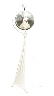 Decor MBSK Mirror Ball Stand With White Scrim Cloth And Motor