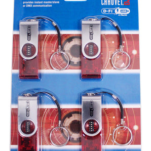 Chauvet DJ D-FI USB 4-PACK (4) USB Transciever Controllers For D-Fi Ready Lights