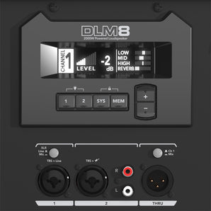 Mackie DLM8 2000W 8" Full-Range Class D Powered Active DJ PA Speaker