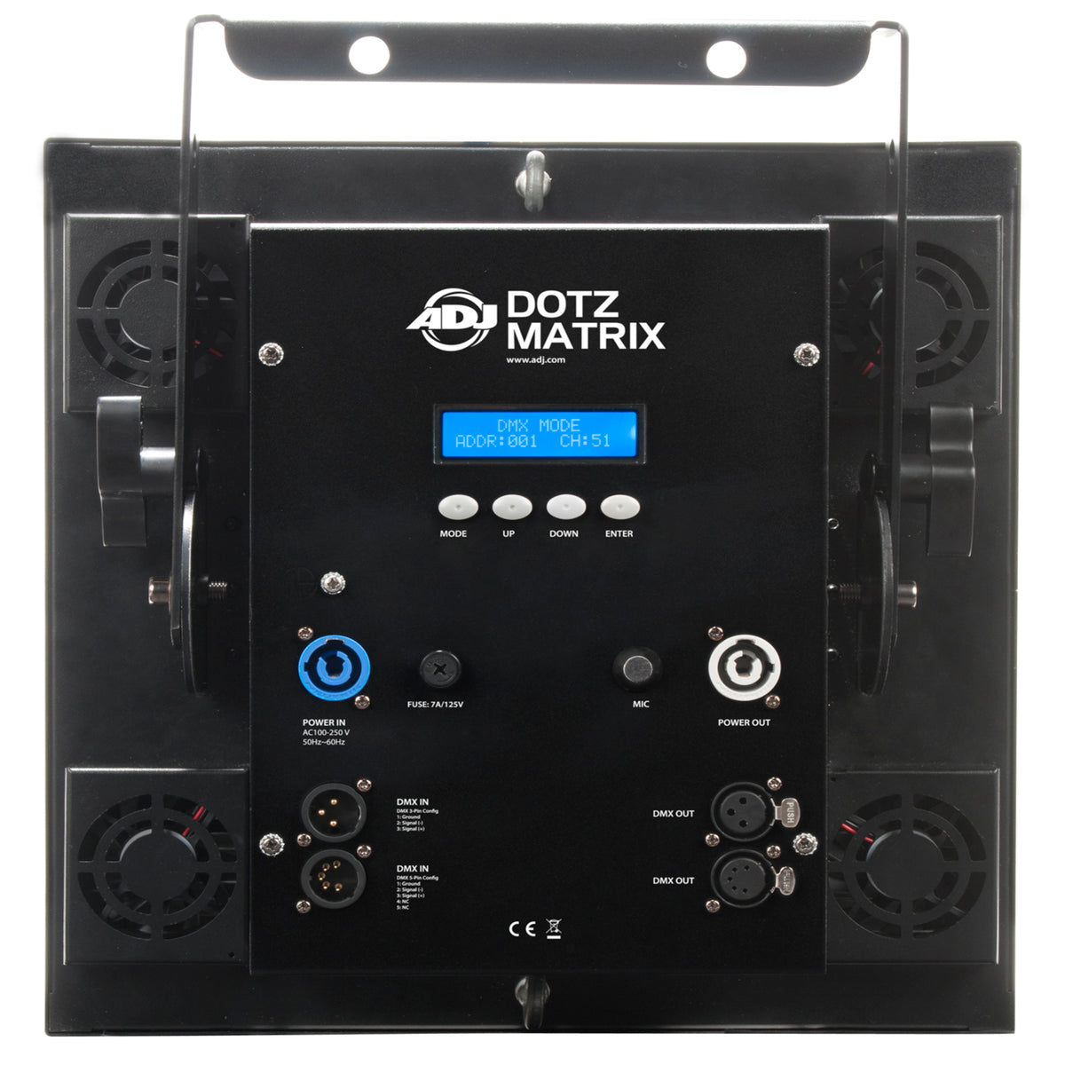 DOTZ MATRIX 4 x 4 COB RGB LED DMX Pixel Map Wash/Blinder Light
