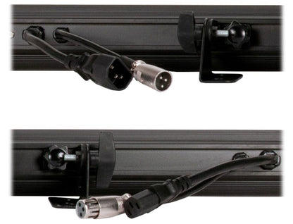 ECO BAR UV DMX 18 x 3 Watt Ultraviolet LED Bar Black Light w/ Remote