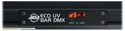 ECO BAR UV DMX 18 x 3 Watt Ultraviolet LED Bar Black Light w/ Remote