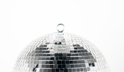 EM12 12" Disco Mirror Ball w/ Motor Ring For Dance Floor/Events/Disco