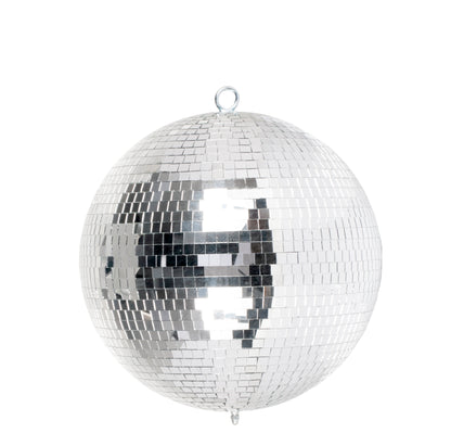 EM12 12" Disco Mirror Ball w/ Motor Ring For Dance Floor/Events/Disco