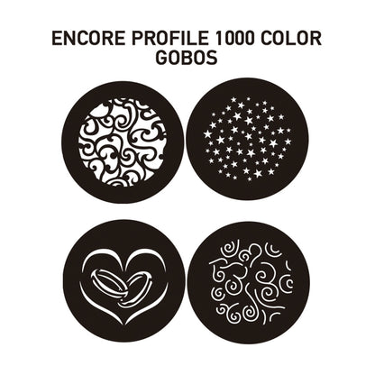 ENCORE PROFILE 1000 COLOR RF RGBW LED Ellipsoidal DMX Spot Light
