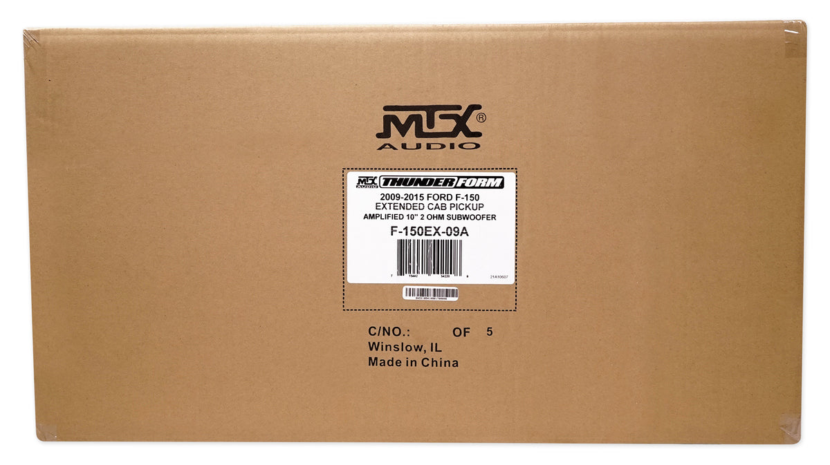 F-150EX-09A Active 10" Subwoofer and Sealed Enclosure