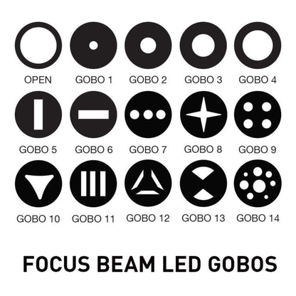FOCUS BEAM LED 80 Watt CW LED DMX RDM Moving Head Light