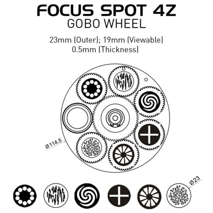 FOCUS SPOT 4Z 200W Cool White LED DMX Moving Head Spot Light