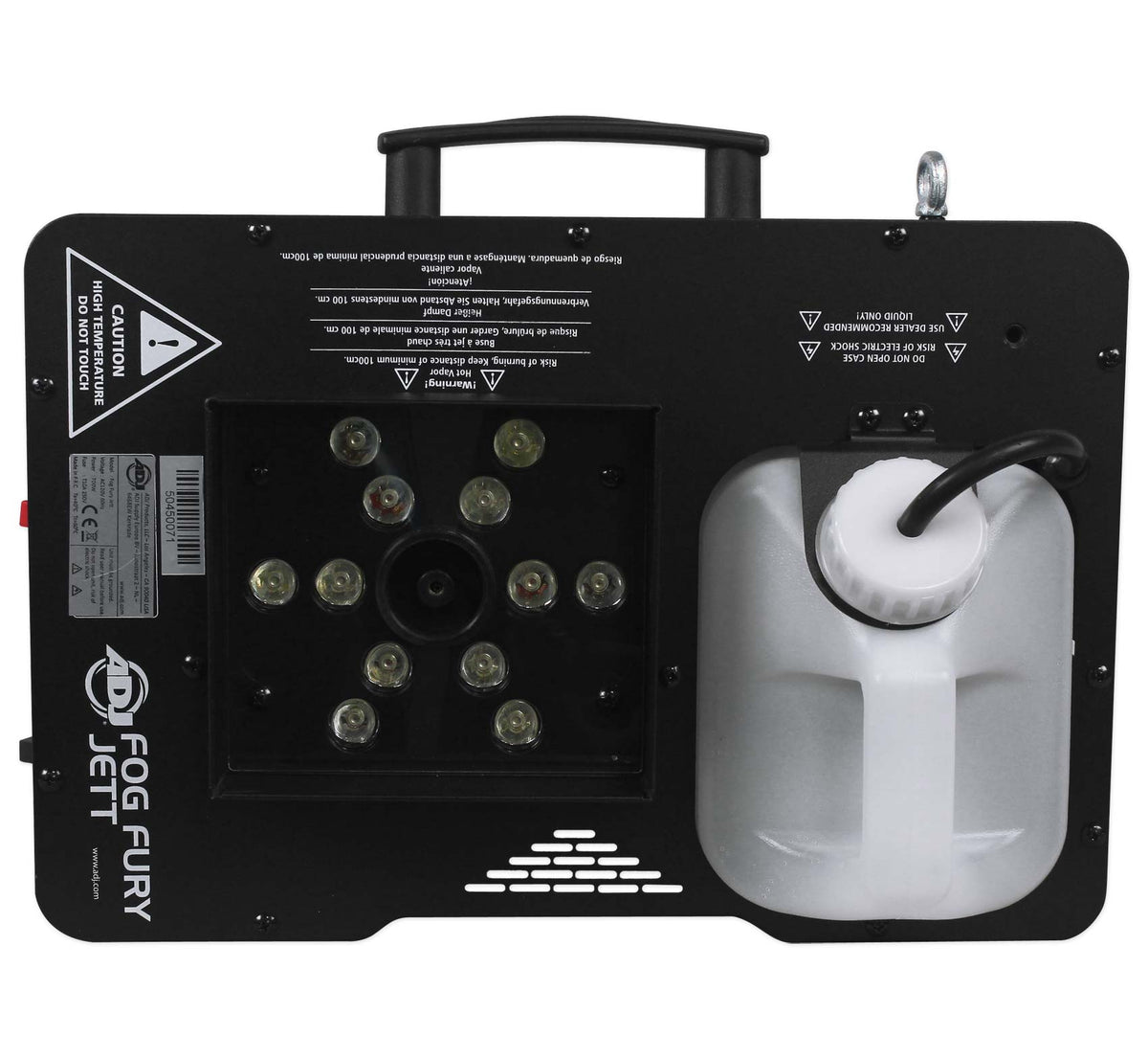 Fog Fury Jett 700W Vertical Fog Machine w/12 LED+DMX+Wireless Remote