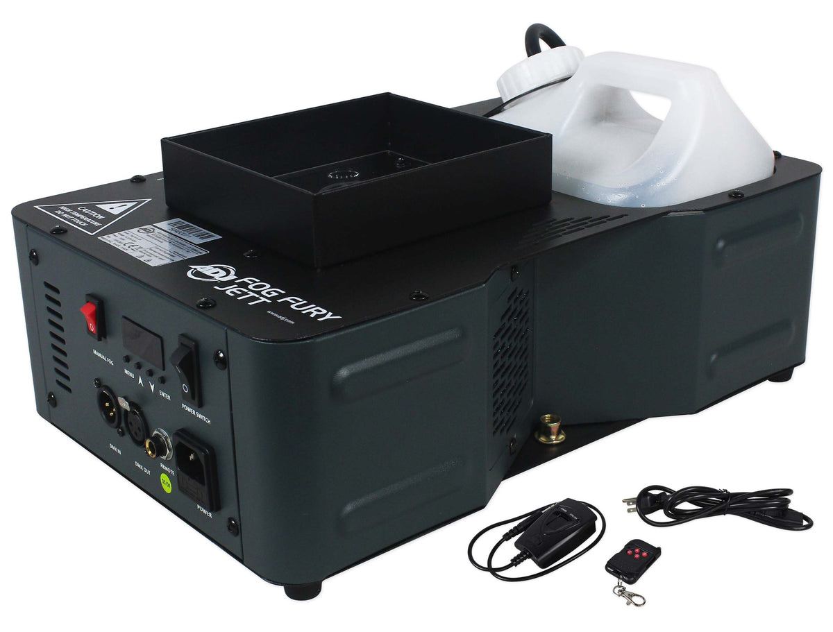 Fog Fury Jett 700W Vertical Fog Machine w/12 LED+DMX+Wireless Remote