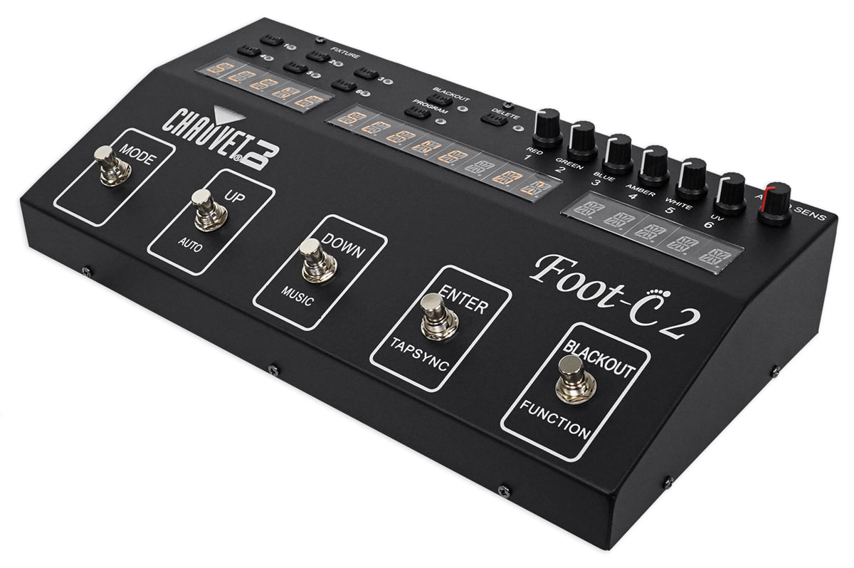 Foot C-2 36-Channel DMX Foot Controller with MIDI Input and LCD Display