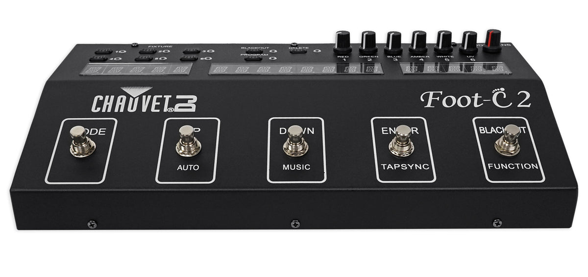 Foot C-2 36-Channel DMX Foot Controller with MIDI Input and LCD Display