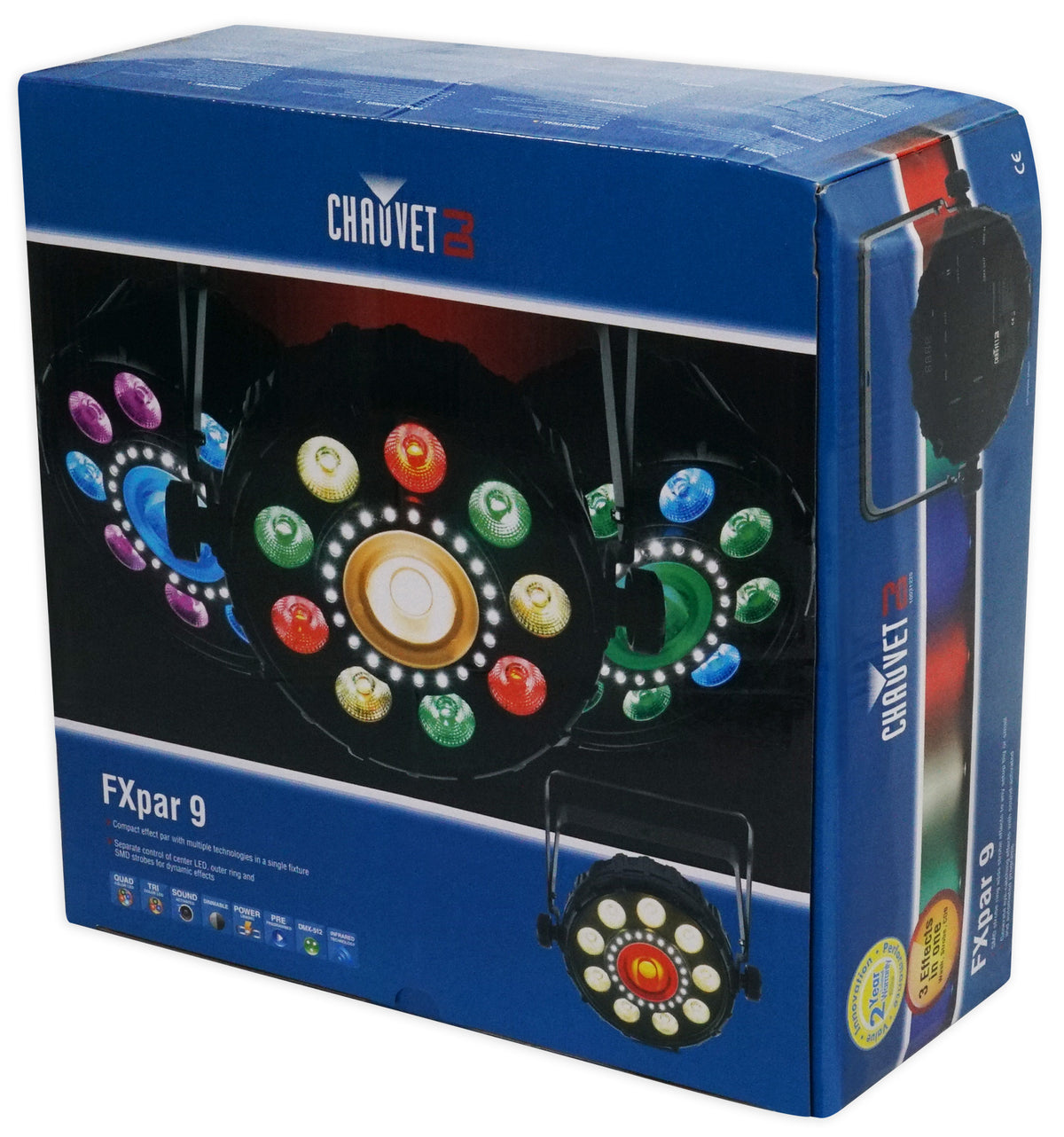 FX Par 9 Multi-Effect LED Par Light