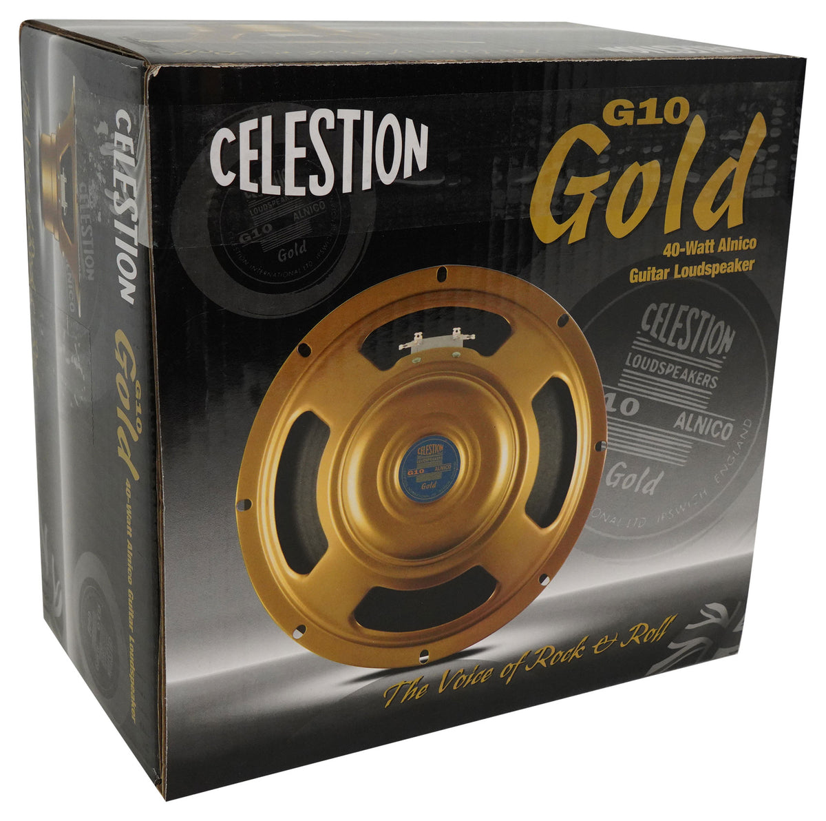 G10 Gold 40W 10" Alnico Magnet Guitar Speaker, 8 Ohm