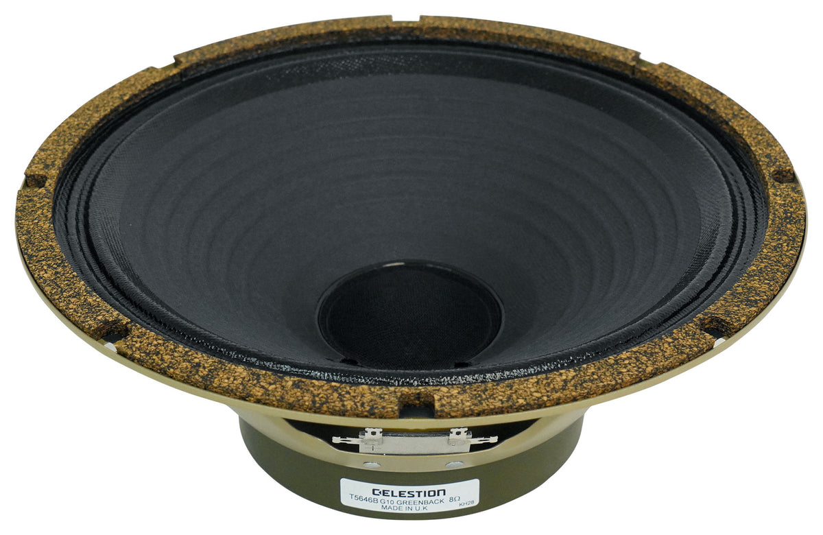 G10 Greenback 30W 10" Ceramic Magnet Guitar Speaker, 8 Ohm