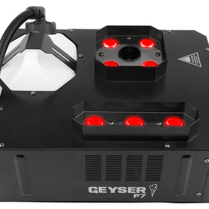 Chauvet DJ GEYSER P7 DMX Fog Machine Fogger, RGBA+UV LED Effects+Wireless Remote
