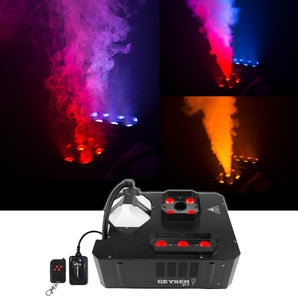 Chauvet DJ GEYSER P7 DMX Fog Machine Fogger, RGBA+UV LED Effects+Wireless Remote