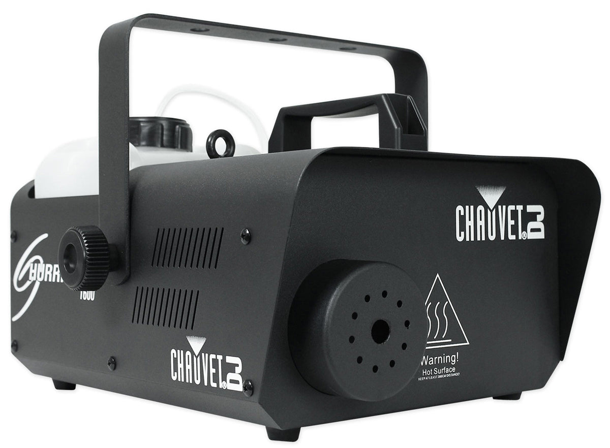 H1600 Hurricane 1600 Compact DMX Fog Machine+Remote Timer -25,000 CFM