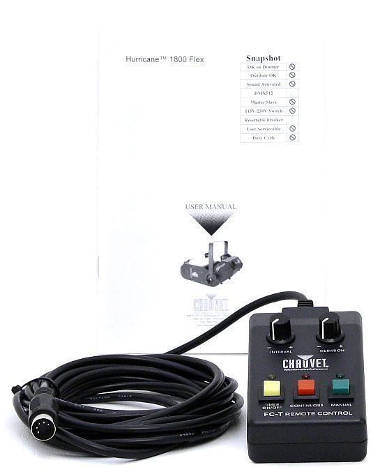 Chauvet HURRICANE H-1800 FLEX Fog / Smoke Machine H1800