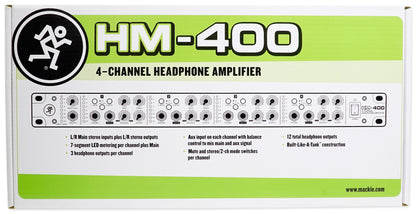 HM-400 Pro Rackmount 4-Channel Headphone Amplifier w/12 Headphone outputs