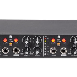 Mackie HM-400 Pro Rackmount 4-Channel Headphone Amplifier w/12 Headphone outputs