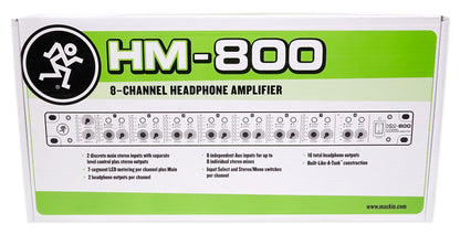 HM-800 Pro Rackmount 8-Channel Headphone Amplifier w/16 Headphone outputs