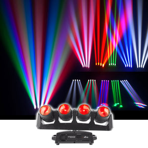 Chauvet Intimidator Wave 360 IRC 4 Moving Heads Rotating DMX Light Array Fixture