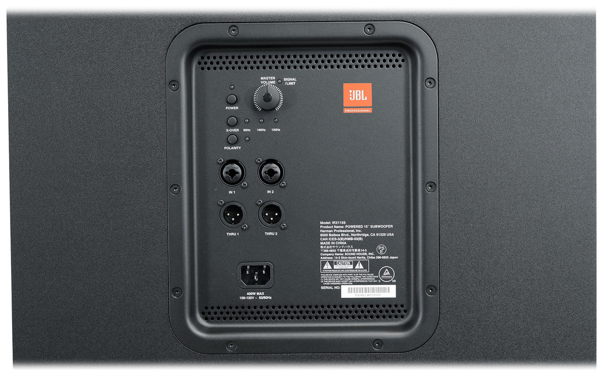 JBL IRX115S 1300w 15" Powered Active Subwoofer Portable Pro Audio PA Sub [Open Box]