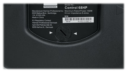 Pair CONTROL 68HP High-Power 70V Commercial 8" Hanging Pendant Speakers