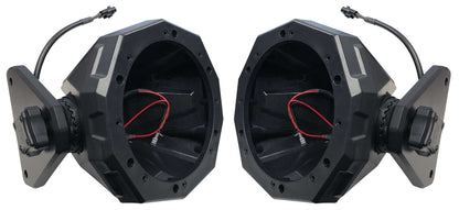 6.5" Swivel Roll Bar Speaker Pods for 2017+ Jeep Wrangler JL 4 Door