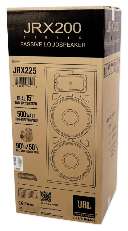 JRX225 Dual 15" Two-Way Passive PA Speaker
