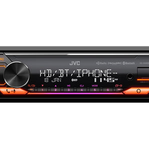 JVC KD-X480BHS 1-Din Car Stereo Receiver w/Bluetooth/USB/XM Ready/Alexa/HD Radio