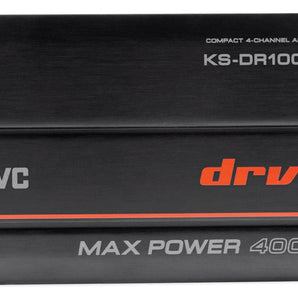 JVC KS-DR1004D 400 Watt 4-Channel Marine Amplifier For Polaris RZR/ATV/UTV/Cart