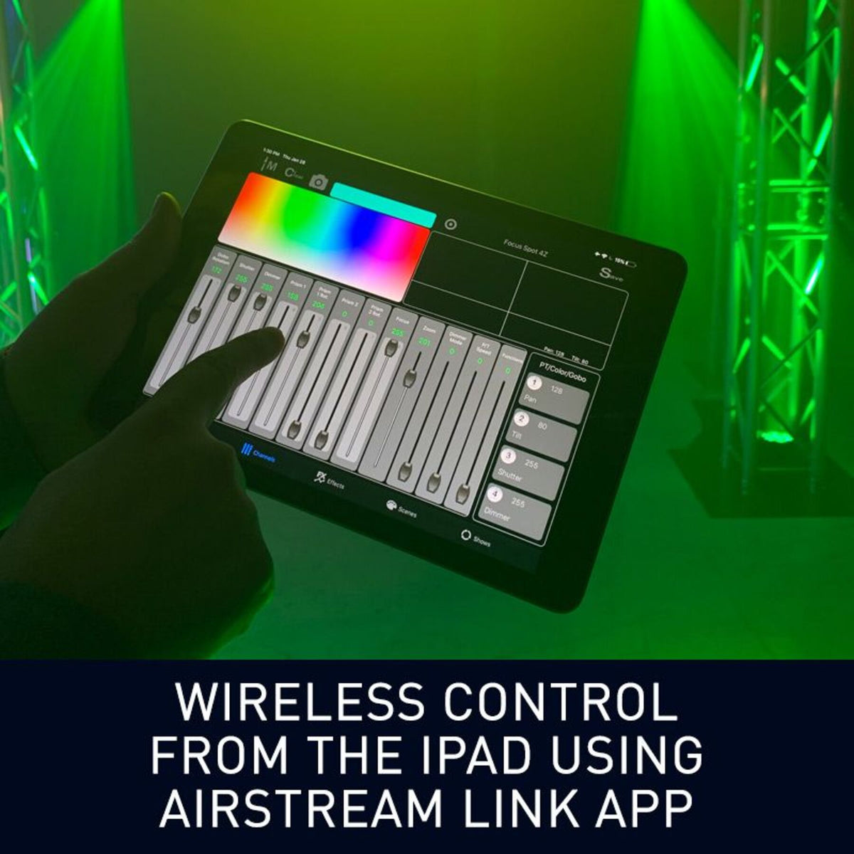 LINK 4-Universe Wireless DMX Hardware Lighting Console For iPad