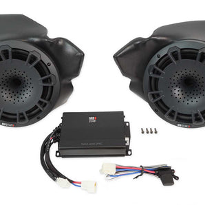 MB QUART MBQR-POD-2 8" Kick Panel Speakers+Amp for Select Polaris RZR ATV UTV