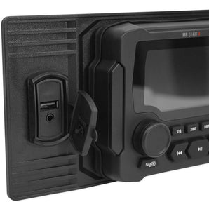 MB QUART 8" Kick Panel Speakers+Receiver+Amplifier for Select Polaris RZR ATV