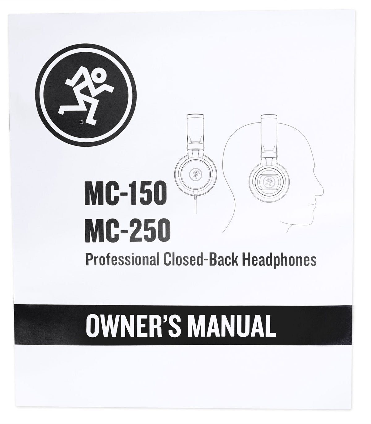MC-150 Closed-Back Studio Monitoring or DJ Headphones w/50mm Drivers