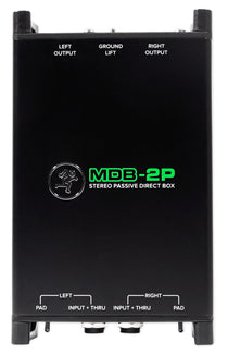 Mackie MDB-2P Stereo Passive Direct Box DI Box