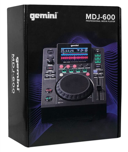 MDJ-600 Tabletop USB/CD Media Player DJ MIDI Controller