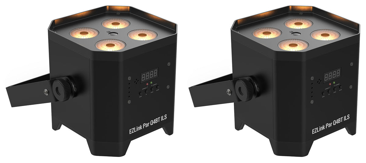 EZLink Par Q4BT ILS Bluetooth Wash Light (2-Pack)
