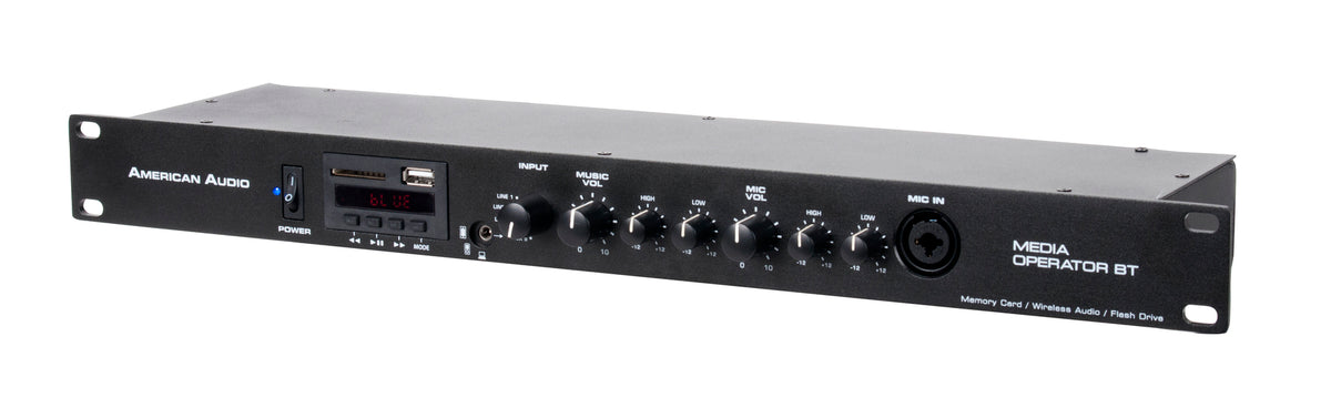 MEDIA OPERATOR BT Rack Mount MP3/Wireless/Bluetooth Media Player